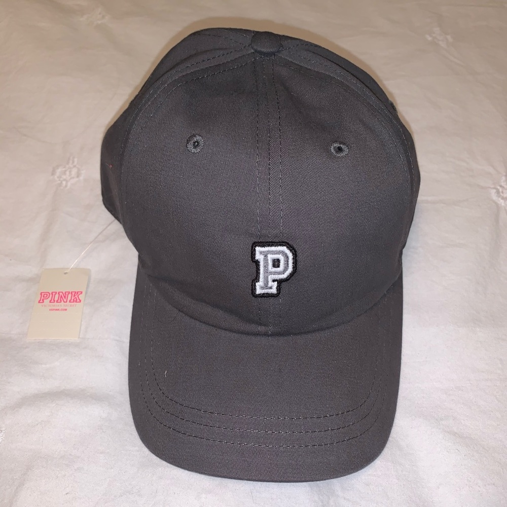 Victoria’s Secret PINK Grey Baseball Hat NWT